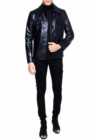 Leather jacket with pockets, zdjęcie 2 Leather jacket with pockets od Maison Margiela